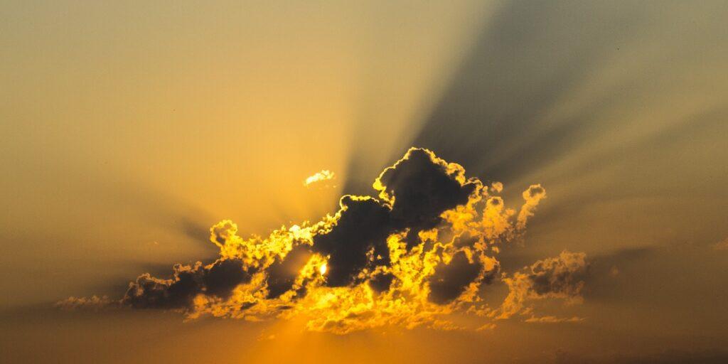clouds, sky, sunlight
