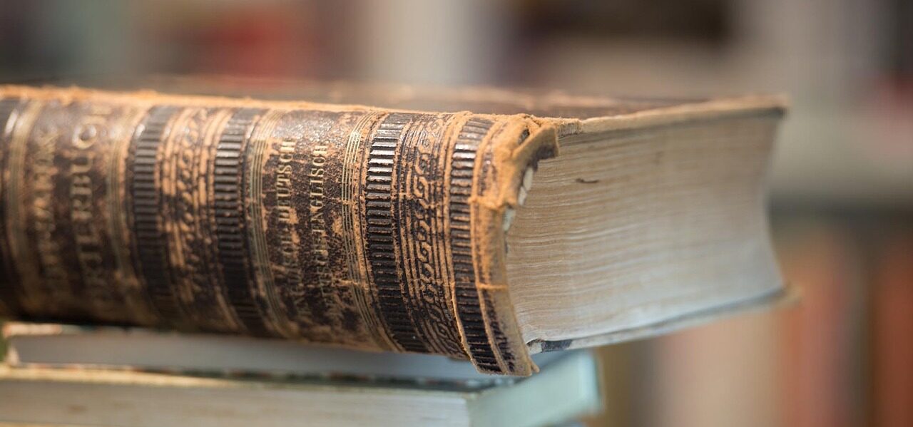 a book, antique, old