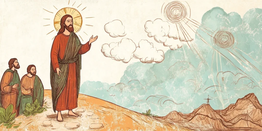 20250320 a renaissance style painting of jesus standing alo u2