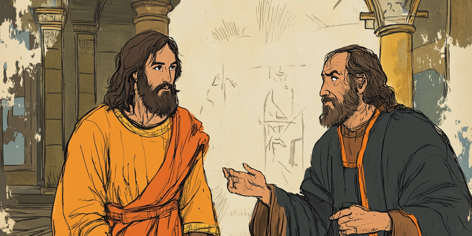 20250320 a renaissance style painting of jesus standing cal u1