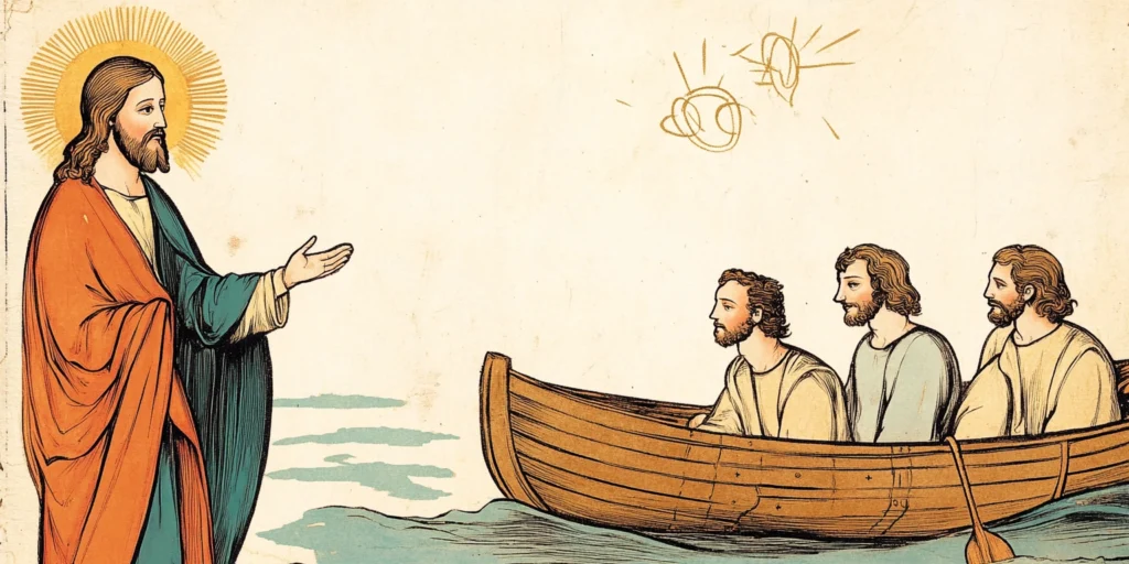 20250320 a renaissance style painting of jesus standing on u1