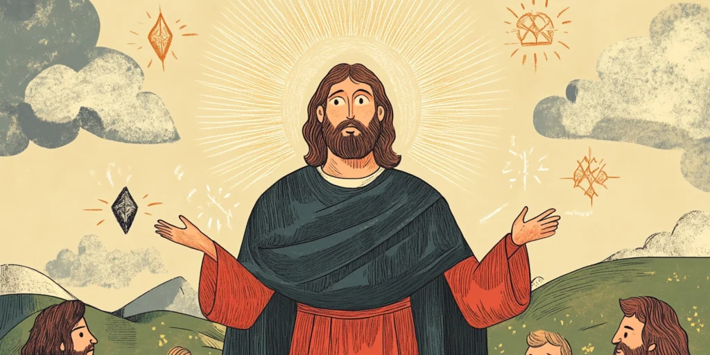 20250320 a renaissance style painting of jesus standing wit u0