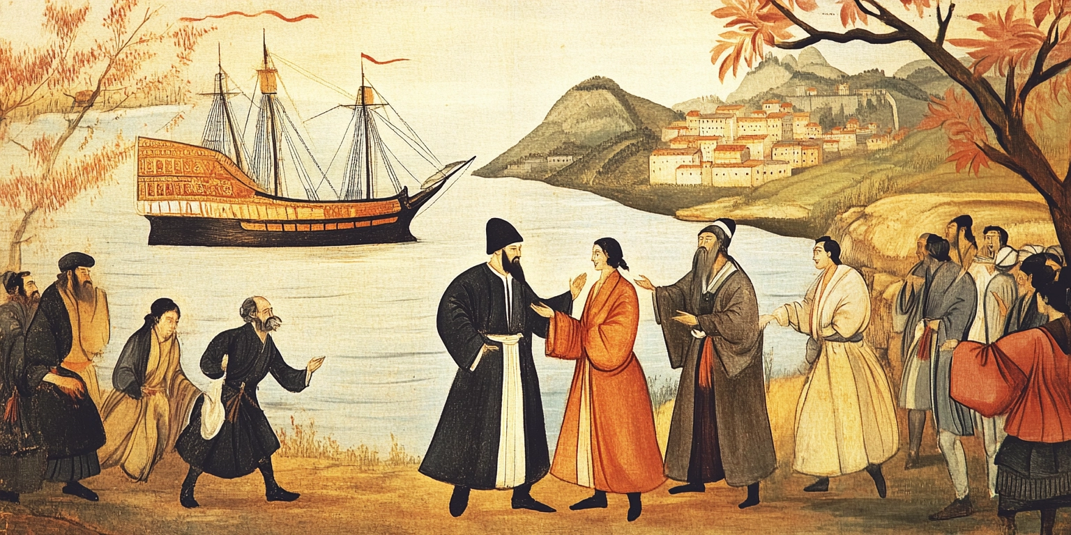 Ano 1549 d.C.: Xavier Começa a Missão no Japão