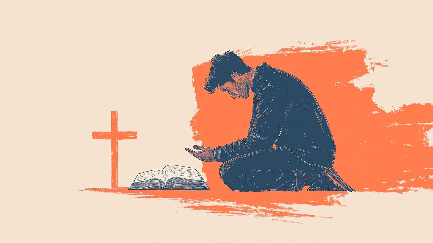Diegon83 a humble and reverent depiction of a believer kneeli a83dff2e d31f 424f 811c 365cdcf9170a 0