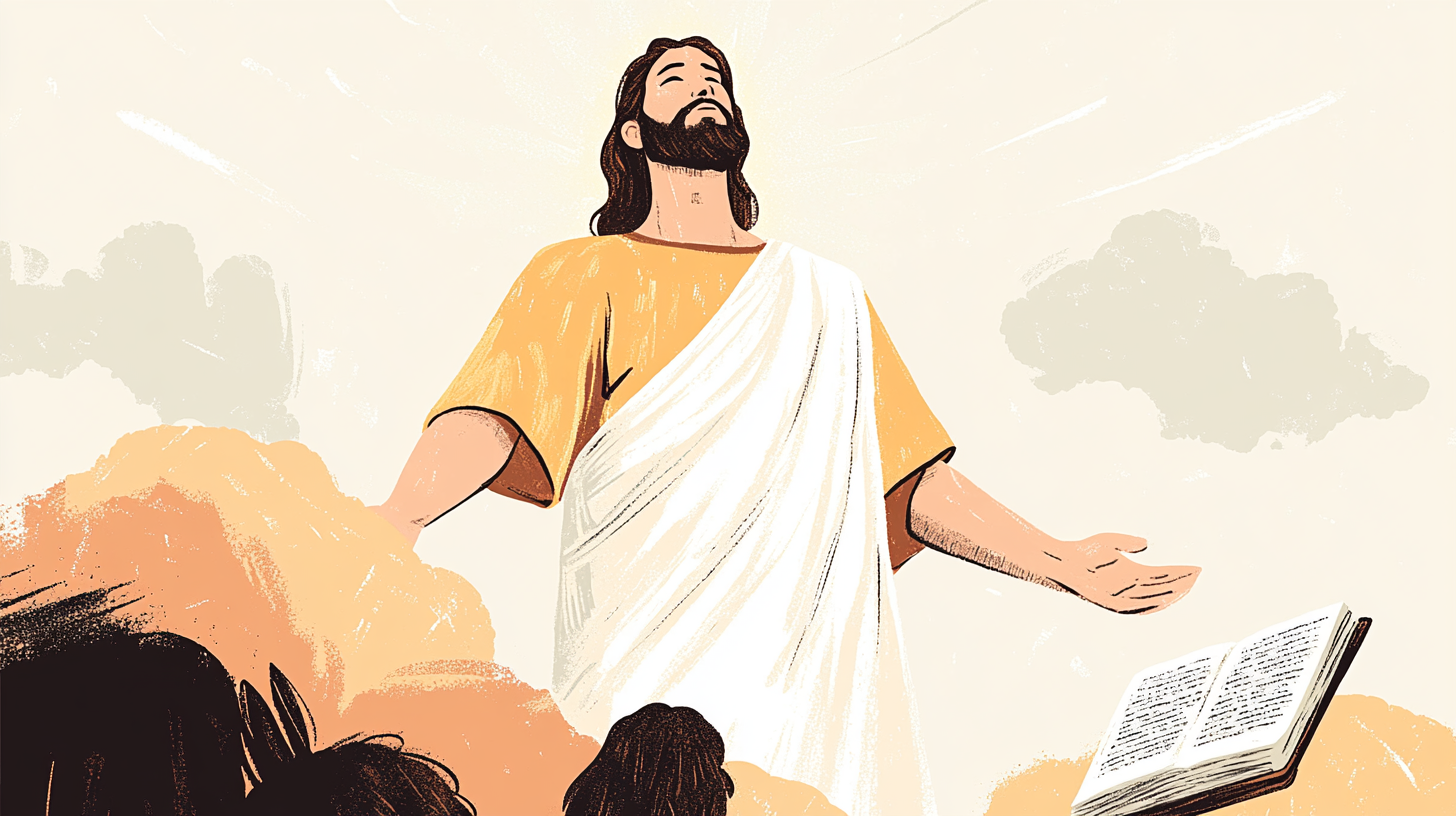 Diegon83 a peaceful and hopeful depiction of a radiant jesus 7fada563 99af 4ab3 9cdc 79924bde3a5f 0