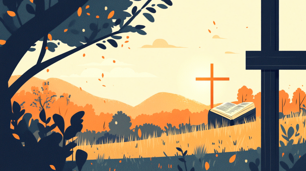 Diegon83 a peaceful and reverent depiction of a serene sunris 37debda5 63f9 4ffd 954a 0f0cd25b90da 0
