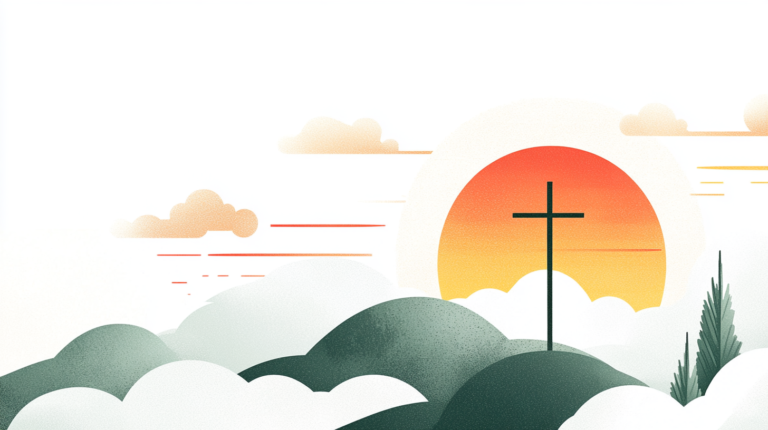 Diegon83 a serene and hopeful depiction of a radiant cross in 8b93985a 0e8b 4cc8 a6c8 6c3d188856c6 0