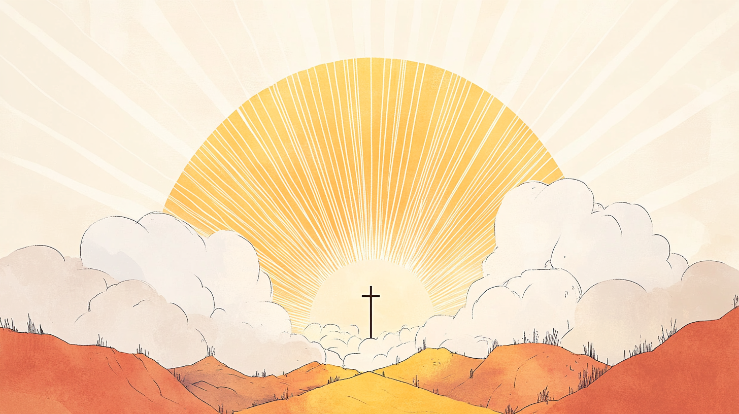 Diegon83 a serene and symbolic depiction of radiant heavenly 5e574cf6 5f60 4220 96a3 a0e710413b2f 1