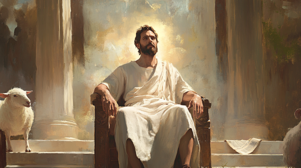 Diegon83 a serene and uplifting biblical scene depicting the 71d361b3 de9c 45be 8fc0 c914fea416f2 0