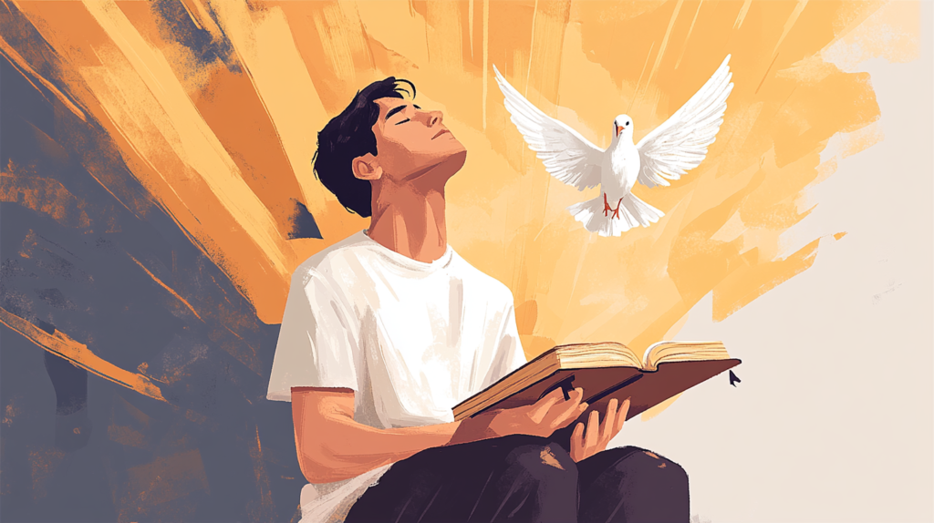 Diegon83 a serene and uplifting depiction of a believer in pr c206a9cf b217 4d8f b5d7 9e854fc1566f 0