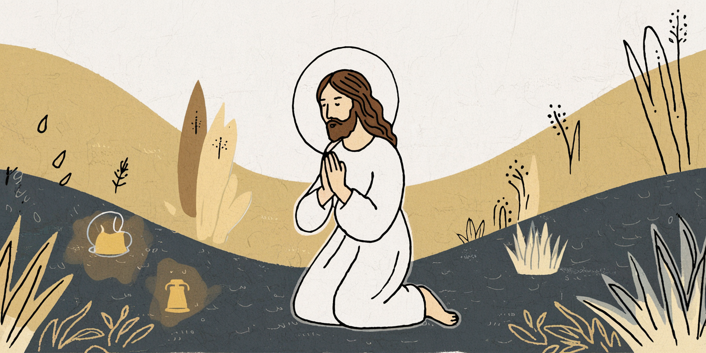 A Oração Segundo Jesus 1 Hand drawn illustration with a warm text 9mjbbb8vs4ip7fjhpft5ma wmkrx3sttkxmtrfn4esyw