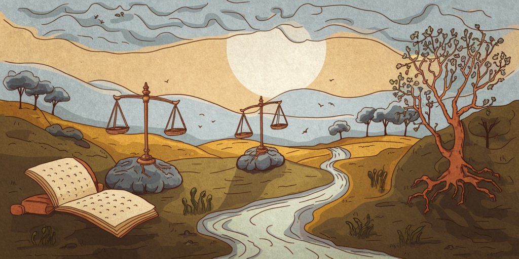 O Que é o "Juízo Sem Misericórdia" Mencionado em Tiago 2:13? 3 Hand drawn illustration with a warm text 9xje7ewiqh6byye4yiunug kolya a4q4owc4qropbt7a