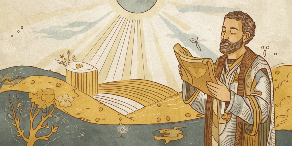 Hand drawn illustration with a warm text czwcugnyrhi n2necurewq ftrl1nqtqfwmi2gjvragkg