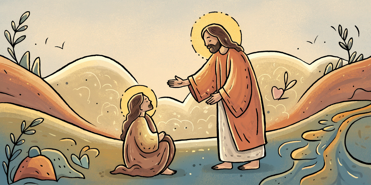 O Perdão Segundo Jesus 1 Hand drawn illustration with a warm text jojklhgjrhcy3ghrh2isfq zoiwz1jpr7m5 syzfqtnvg