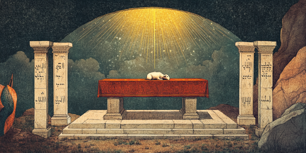 Diegon83 a symbolic and awe inspiring scene depicting divine 90545451 0384 4e0f a8d9 052b86480970 1